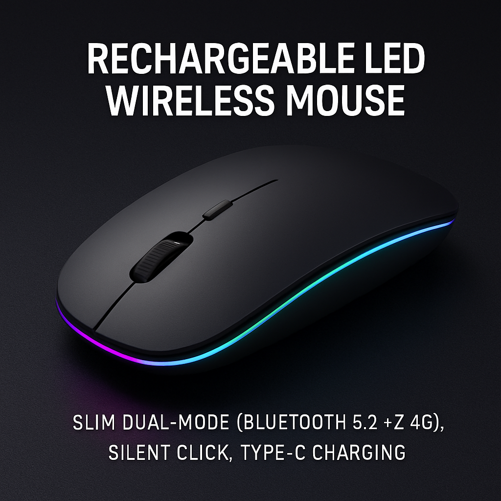 Rechargeable LED Wireless Mouse