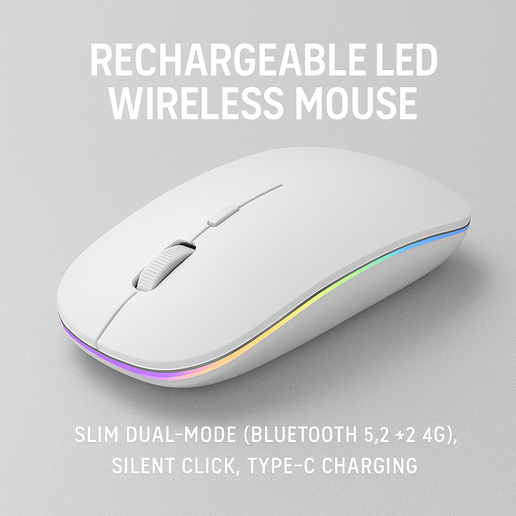 Rechargeable LED Wireless Mouse