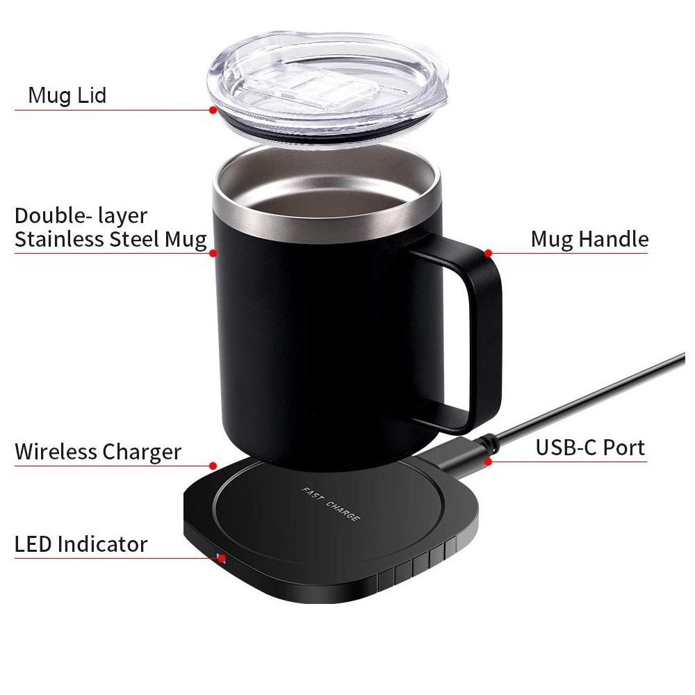 USB Heated Mugs - Keep Your Drinks Warm Anywhere